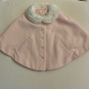 Little girls Janie and Jack Cape NWT